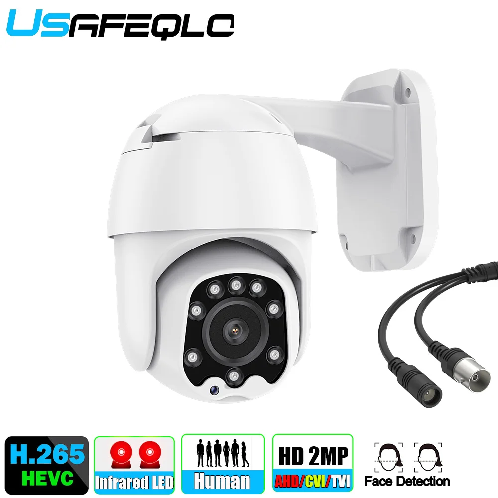 USAFEQLO HD 1080P HAINAUT Mini Speed Dome PTZ Kamera 30M infraraudonųjų SPINDULIŲ Naktinio Matymo Vandeniui Lauko XVI Bendraašius Kontroliuoti Saugumo Kameros Nuotrauka 0