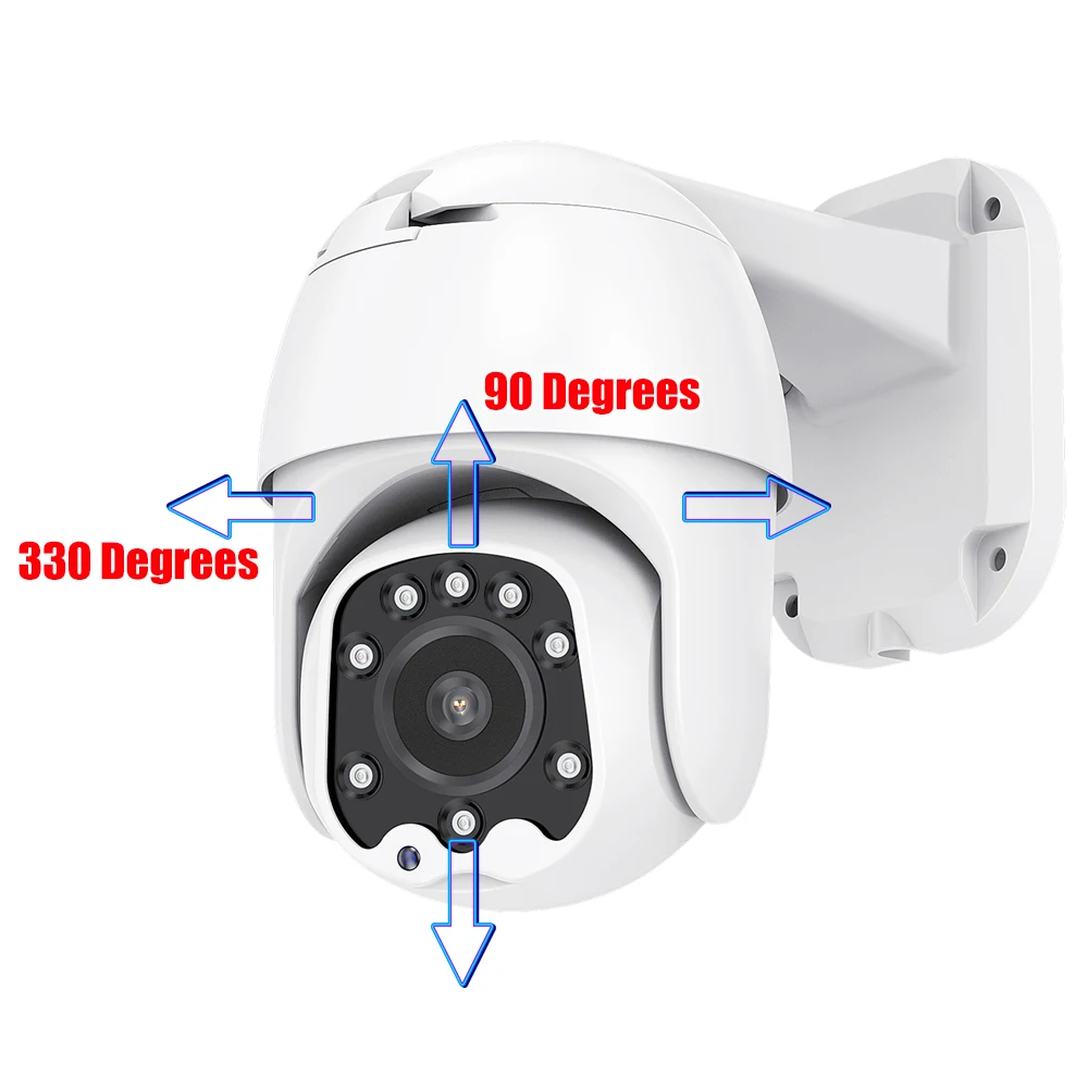 USAFEQLO HD 1080P HAINAUT Mini Speed Dome PTZ Kamera 30M infraraudonųjų SPINDULIŲ Naktinio Matymo Vandeniui Lauko XVI Bendraašius Kontroliuoti Saugumo Kameros Nuotrauka 4