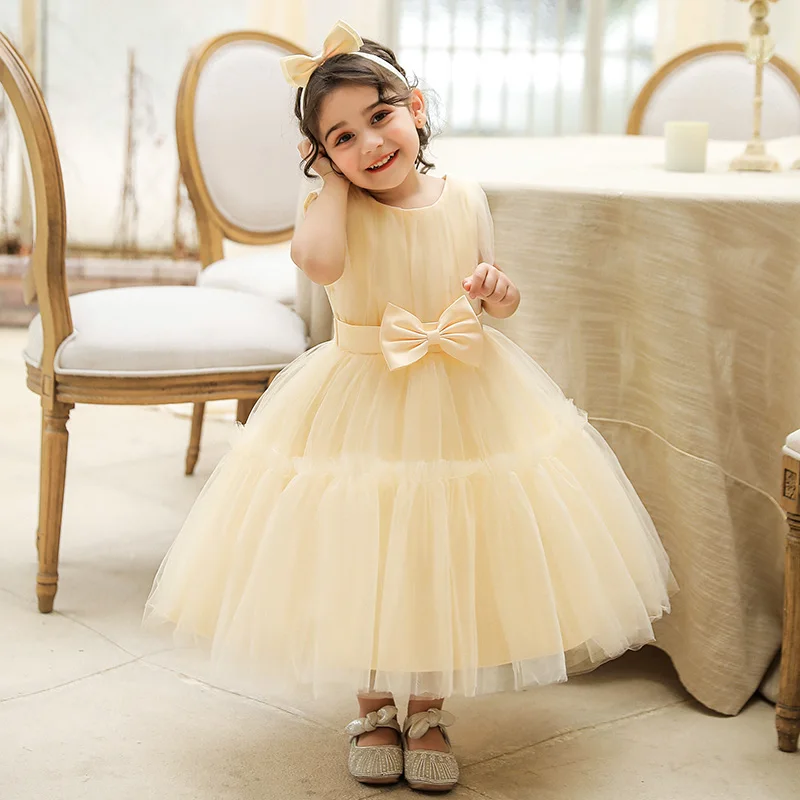 Baby Girl Dress Naujagimių Princesė Šalies Kostiumai Vaikams Pirmą 1-os Metų Gimtadienį Krikšto Drabužius Kūdikiams Tutu Bamblys Vestidos Nuotrauka 4