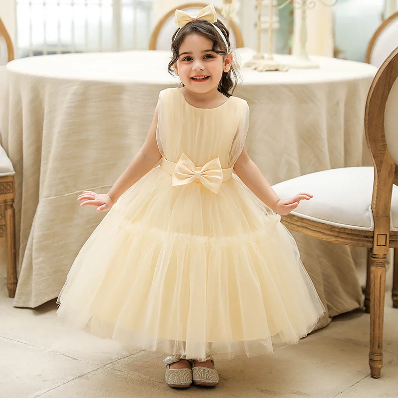 Baby Girl Dress Naujagimių Princesė Šalies Kostiumai Vaikams Pirmą 1-os Metų Gimtadienį Krikšto Drabužius Kūdikiams Tutu Bamblys Vestidos Nuotrauka 5