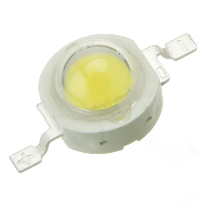 100vnt LED Karoliukai, Natūralus Baltas LED Šviesos 1W Didelės Galios Lempos Chip 4000 K šviesos diodu (LED) Nuotrauka 3