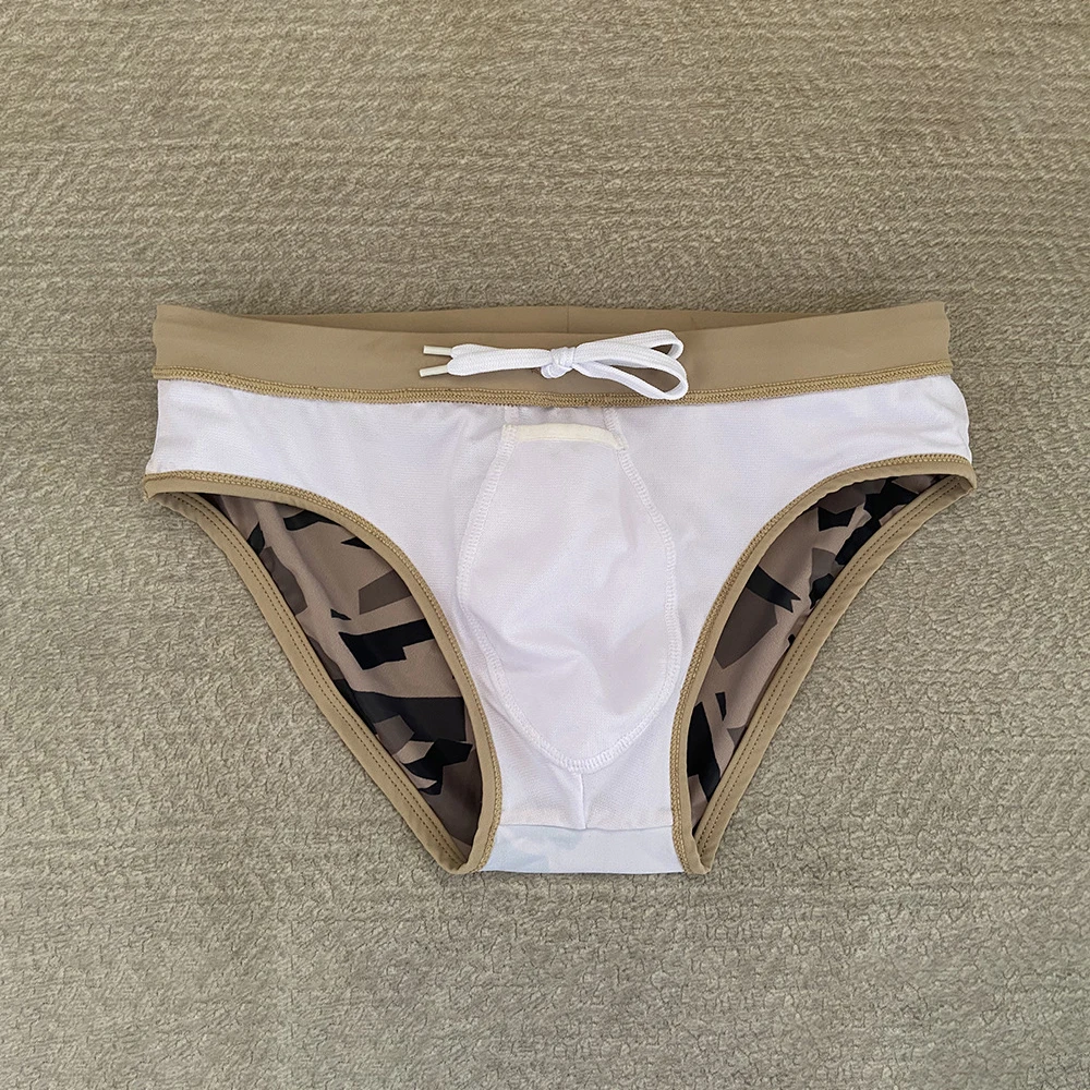 Vyrų Plaukimo Glaudės Mažo M~2XL Kelnaitės Dėklas Sexy Šortai Tampri Vasarą Plaukti Lagaminai Kelnės Bikini Underwear Nuotrauka 0