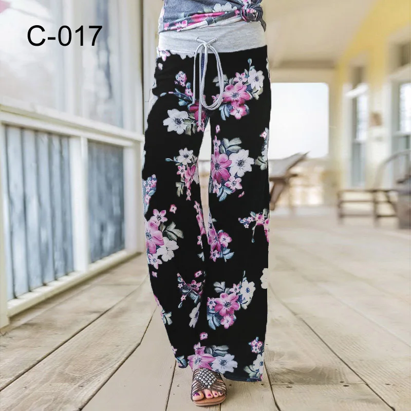 2023 Dryžuotas Megztiniai Baggy Pants Moteris Culotte Pločio Kojų Kelnės Moterims Aukšto Liemens Kelnės Moterų Streetwear Atsitiktinis Kelnės Moterims Nuotrauka 1