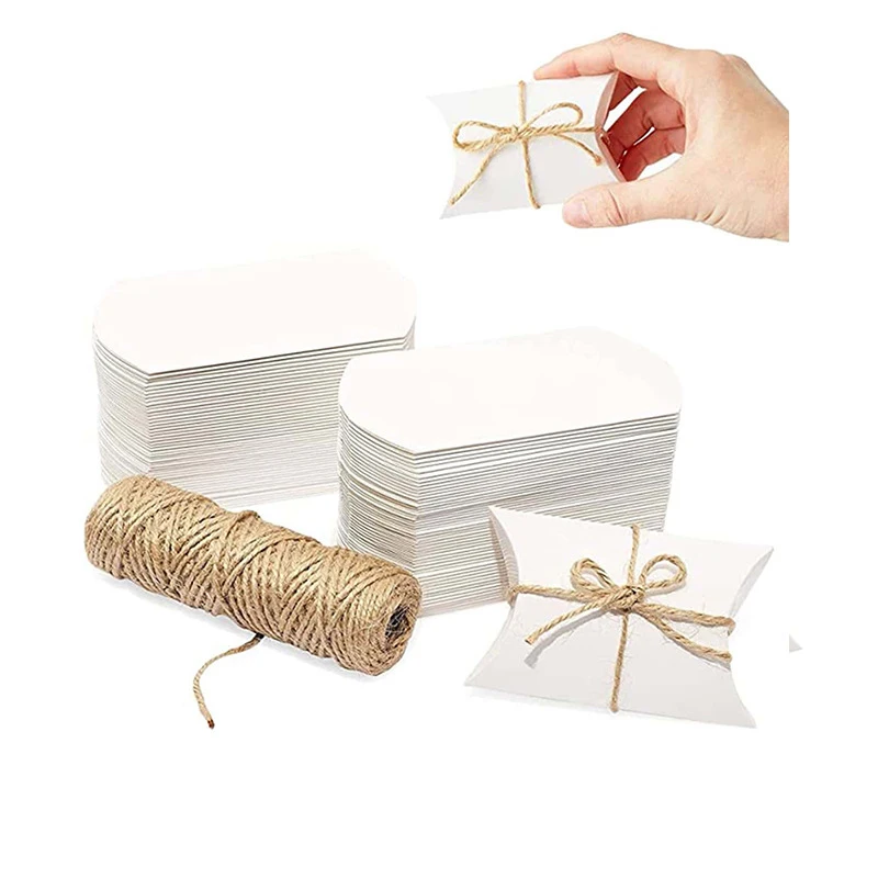 Individualų Vestuvių Saldainių Dėžutė Asmeninį Spalvų Spausdinimo Kraft Nėrinių Pagalvę Paketas, 2 Spalvų Atskleisti Grįžti Dovanų Popieriaus Cukraus Dėžės Nuotrauka 3